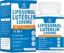 1200MG Liposomal Luteolin Supplement - Maksimal Absorption, Antioxidant Boost til hjernen 60 kapsler