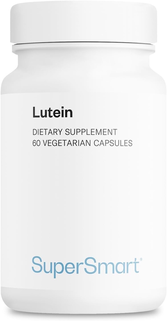 Supersmart - Lutein 20mg per Day - Marigold Extract 25% - Eye Care Supplement - 100% Natural | Non-GMO & Gluten Free - 60 Vegetarian Capsules