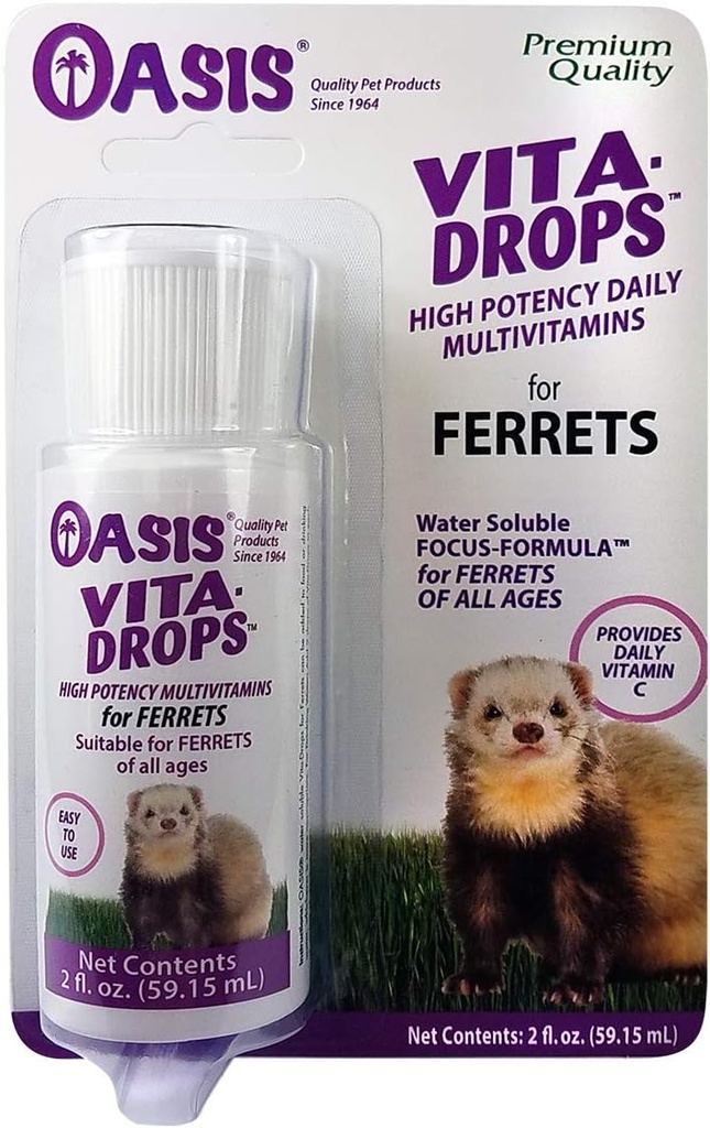 OASIS # 80059 Ferret Vita- Drop Vitamin, 2 - Ounce