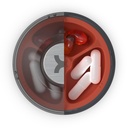 Promixx CORE piller cases - Magnetisk Stacket- og Pocket- Sized Vitamin & supplement Daily Pill Organizer - Holdbar og BPA Free (Graphite Gray)