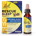 Bach RESCUE SLEEP KIDS Dropper 10ml, Natural Sleep & Stress Relief Aid, Homøopatisk Blomst Essence, Gratis Melatonin, Sukker & Gluten, Kid- Friendly, Ikke-alkohol Formel