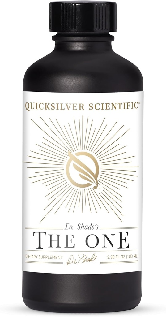 Quicksilver Scientific The ONE Mitochondrial Elixir - Mitochondria Supplement to Support Cellular Health with Phosphatidylcholine, Resveratrol, Reishi Mushroom & CoQ10 Liquid (3.38 Fl oz / 100ml)