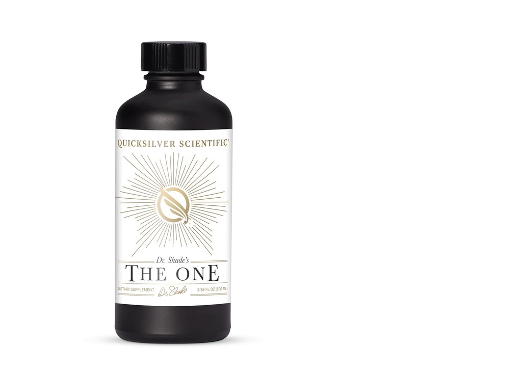 Quicksilver Scientific The One Mitochondrial Elixir - Mitochondria Supplement til støtte Cellular Sundhed med Phosphatidylcholin, Resveratrol, Reishi Mushroom & CoQ10 Væske (3.38 Fl oz / 100ml)