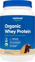 Nutricost Organic Whey Protein Koncentrat, Chokolade Peanut Butter Flavored, (2LBS) - Gluten- Free, Non- GMO