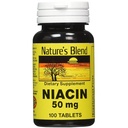 Naturens Blend Niacin 50 Milligram 100 Tabs