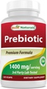 Bedste Naturals Prebiotics Fiber XOS (Xylo Oligosaccharide) 1400mg Servering 120 Veg kapsler