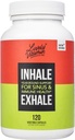 LIVELY VITAMIN CO. Inhale Exhale - hjælper med at berolige allergier - Itchy Watery Eyes - Allergi Symptomer Relief - Nasal Congestion - Klar vejrtrækning - Allergisk reaktion - Hoste - Nysen - 120 Kapsler