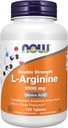 NOW Foods Supplements, L-Arginine 1,000 mg, Nitric Oxide Precursor*, Amino Acid, 120 Tablets