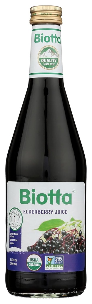 Biotta Naturals Elderberry Juice, 16.9 Ounce