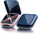 Lille pillekasse Vandtæt rejse pill sag Portable Daily Pill Container Pill Holder Purse 4 Compartments Pocket Compact Medicine Organizer for Vitamin, Fiskeolier, Kosttilskud, Medicin (blå)