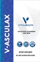 Vital Health V- Asculax Circulation Support - Heart Health, Blood Flow, Fluid Retention & Arterial Circulation - Natural Herbal Formel med Witch Hazel, Rue, Artiskoke, Rosemary, MSM & Horsetail