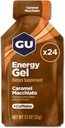 GU Energy Original Sport Nutrition Energy Gel, Caramel Macchiato, 24 Count Box