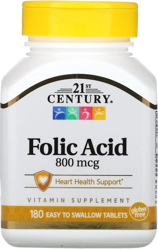 21. århundrede, Folinsyre 800mcg 180 tabletter