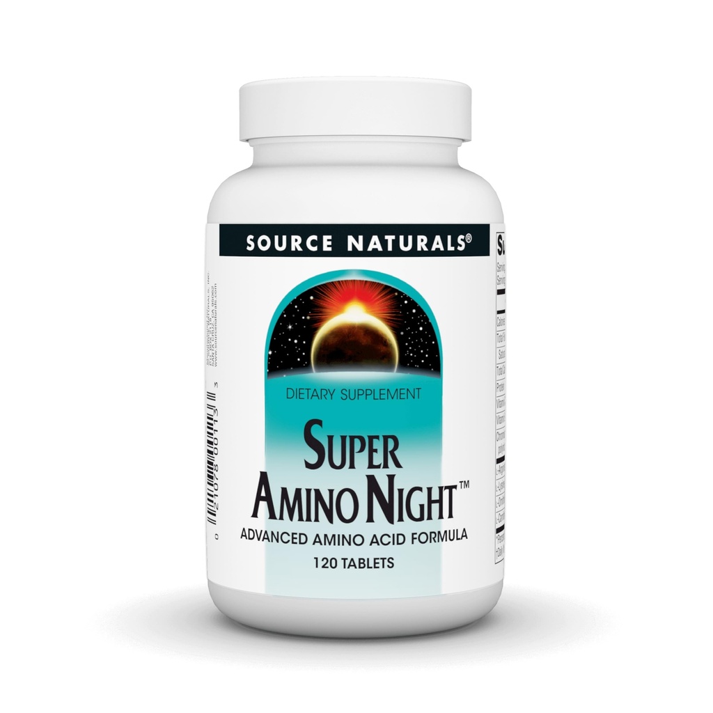 Source Naturals Super Amino Night - Avanceret Aminosyreformel * - 240 tabletter