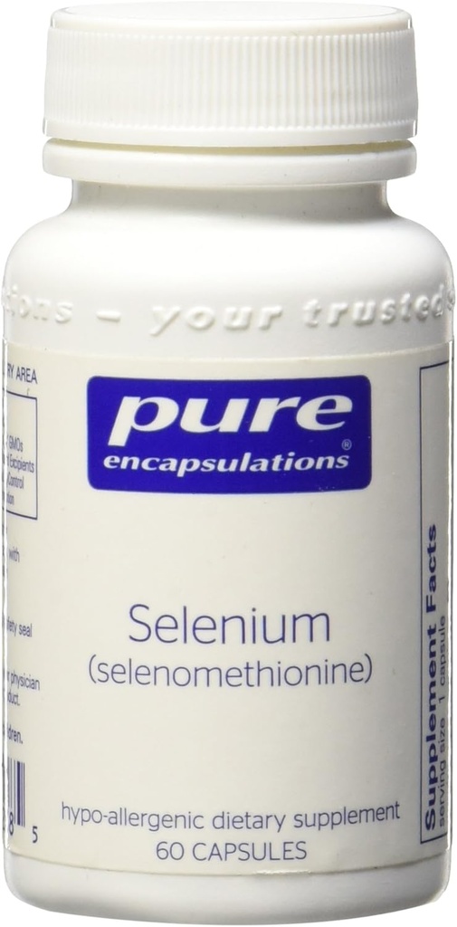 Selen 200mcg (Selenomethionin) Kosttilskud (60 kapsler)