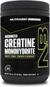 Nutrabio Pure Mikroniseret Creatin monohydrat pulver supplement, Unflavored, (300 g) - Understøtter Bulk Muscle Energy, Inddrivelse, og Styrke - HPLC Testet Creatin Powder supplement til mænd og kvinder