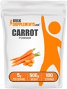 BulkSupplements.com Carrot Powder - Superfood Powder Supplement, Carrot Supplement - for Smoothies & Baking, Vegan & Gluten Free, 5g per Serving, 500g (1.1 lbs) (Pack of 1)