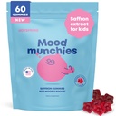 JoySpring Mood Munchies Safran Gummies for Kids 4 + Note 124; Safran Extract Supplement med GABA, Passion Flower & St Johns Wort