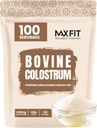 Colostrum Powder supplement, Bovin Colostrum Powder, kraftfuld første mælk Budd124; Koncentreret Let at blande Grass- Fed Gut Sundhed Bloating Immunity Support Skin Hair 100 Servering (200g / 7oz)