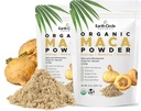 Earth Circle Organics Gul Maca Root Powder, Natural Superfood, Hjælper med energi, vægt, og kvinders fertilitet - Vegan - 8 Ounce (Pack of 2)