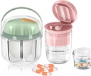 GloDeals Pill Organizer, Pill Crusher, Cutter og Splitter