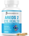 JB Wellness AREDS 2 Eye Vitamin & Mineral supplement, Indeholder Lutein, C-vitamin, Zeaxanthin, Zink & Vision Vision Supplement - 60 Tæl