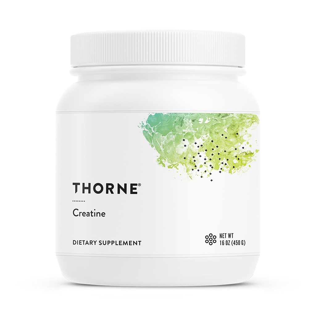 THORNE Creatin - Mikroniseret Creatin monohydrat pulver - Støtte til muskler og kognitive funktion * - for kvinder og mænd - Unflavored - NSF Certified for Sport - 5 g per servering - 90 Servering