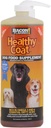 HealthyCoat Dog Food Supplement: Quart. Overdreven afskalning, kløende, varme spots, allergier, immunsystem