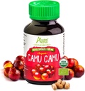 Camu Camu Capsules l Kraftfuld C-vitamin Kilde l Immunsystemet Booster l Organic and Fairtrade Certified l 100 Vegan Pills l 1500mg per Serving l Ikke GMO og Gluten Free l Andes