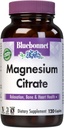 Bluebonnet Nutrition Magnesium Citrate, 400mg Magnesium, Maksimal Absorption, Understøtter immunsundhed og energiproduktion *, Soyfree, Glutenfri, Non- GMO, Kosher, Dairy Free, Vegan, 120 Caplets