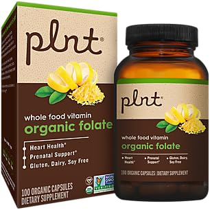 Organic Folate - hel mad prænatal support - 800mcg folinsyre (100 kapsler)