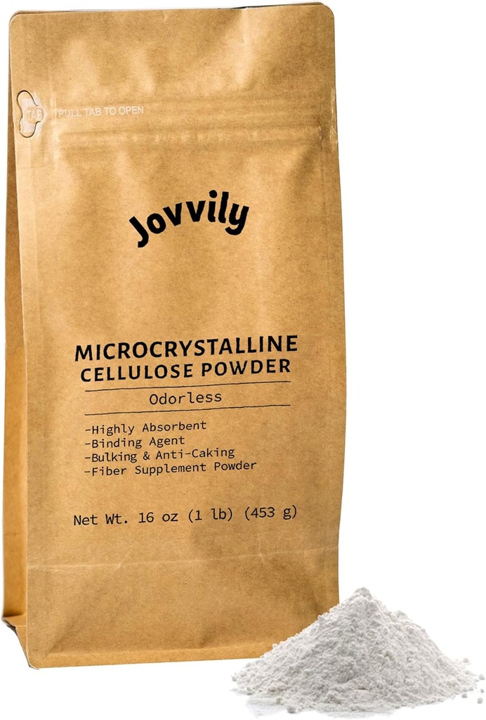 Mikrokrystallinsk cellulose pulver - 1 LB - Fiber supplement - Bindingsmiddel