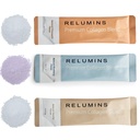 Reluminer Marine Collagen Powder Drink Mix - Collagen Peptid med Glutathione, grøn te, CoQ10, & Hyaluronsyre Øger glat glødende hud - 100 Powder Sachets x Mix Flavored