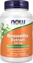Now Foods Supplements, Boswellia Extract 250 mg, plus gurkemeje Root Extract, 120 Veg Kapsler