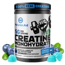 Natures Aid Creatinine Monohydrat Gummies (5g) - Pre-Workout Energy & Muscle Growth Support for Mænd & Kvinder