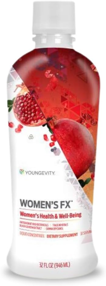 Yngre Kvinder 's FX med Black Cohosh, 32 Oz - Natural Supplement Drink - Menopause Relief og All- Essential, Vitaminer i én flaske