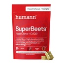 Humann SuperBeets Heart Chews Advanced - 100 mg CoQ10 Plus Beetroot & Grape Seed Extract, 60 Greve