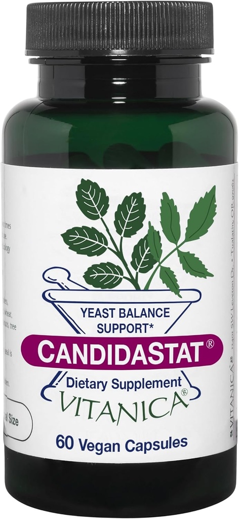 Vitanica Candidastat, Balanceret Support, Vegan, 60 Kapsler
