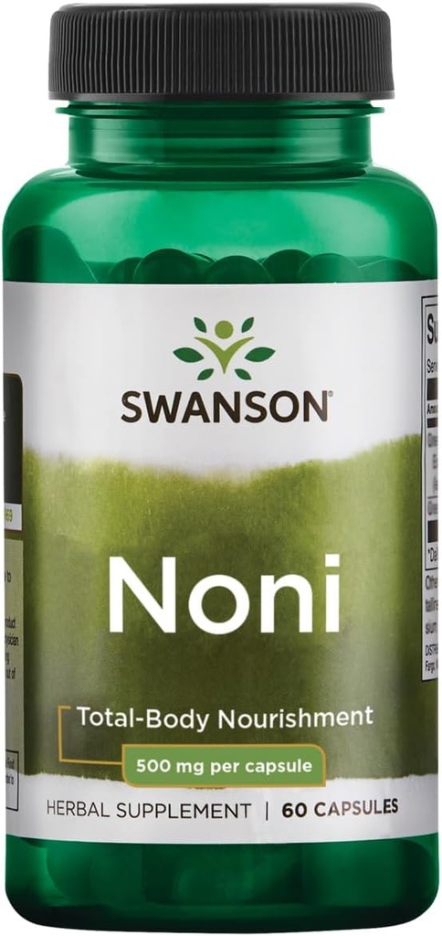 Swanson Noni 500 milligram 60 kapsler