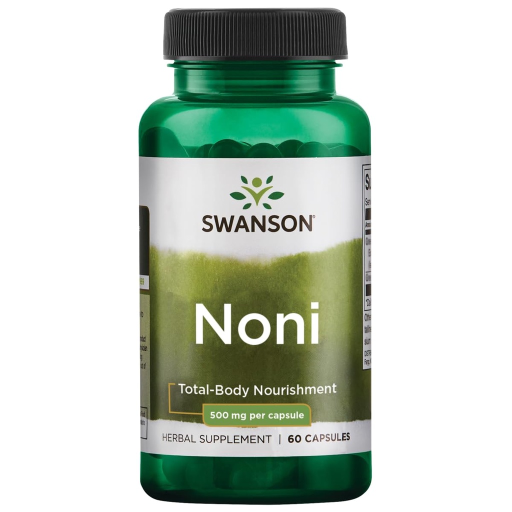 Swanson Noni 500 milligram 60 kapsler