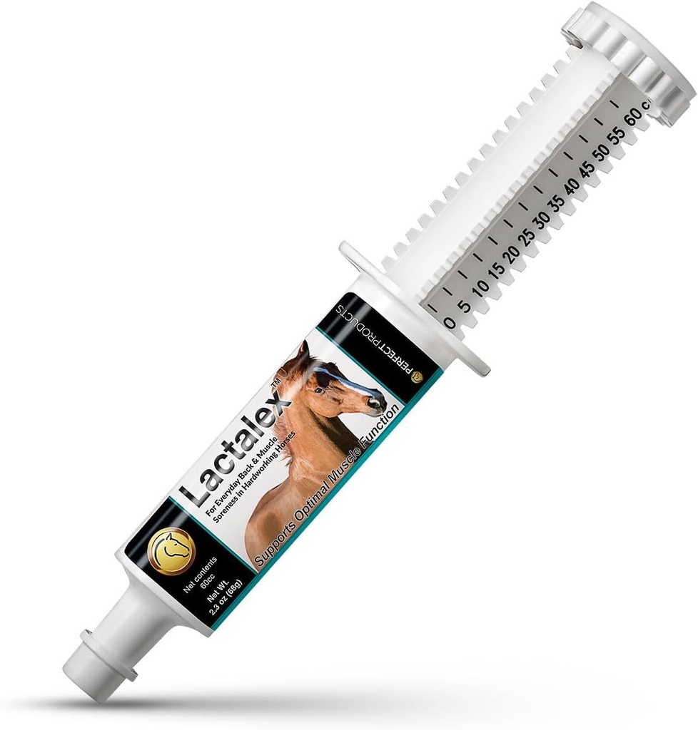 Lactalex Equine Muscle Funktion og mælkesyre Inddrivelse Support Paste til heste, 60cc
