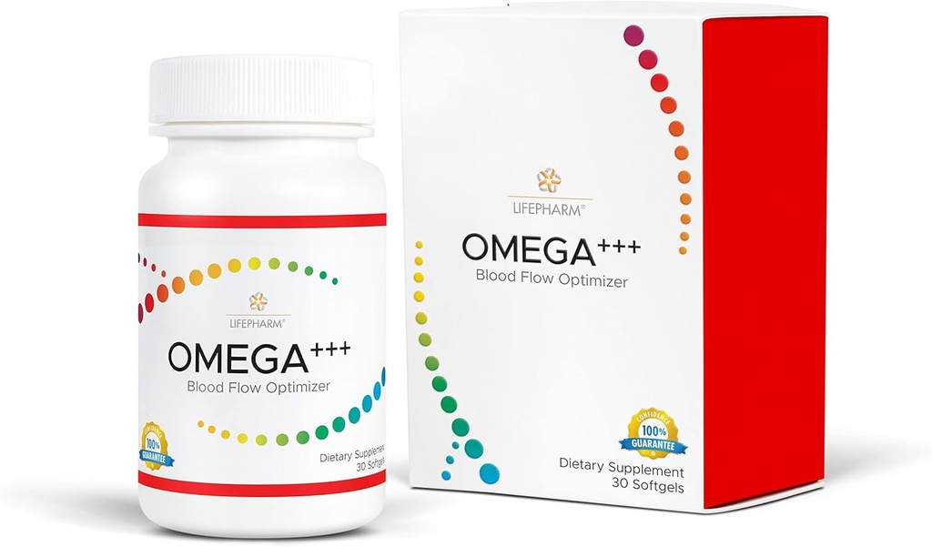 Omega + + + Supplement til mænd og kvinder: Premium Fish Oil DHA EPA Omega 3, Omega 3 EFA 369 i Cold- Pressed Formulering. Non- GMO, Gluten- fri, og Third- Party Testet for Prime Quality (30 Greve)