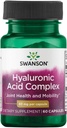 Swanson High Potency Hyal- Joint Hyaluronic Acid Complex 83 Milligram 60 Kapsler