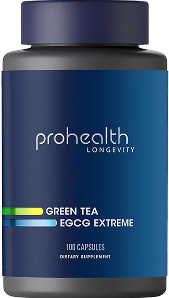 ProHealth Longevity Green Tea EGCG Extreme (390mg EGCG, 100 Capsules) (Green Tea Supplement)