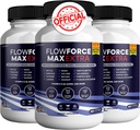 Flowkraft Max Extra Prostata Kosttilskud til mænd kapsler, Sundhedstillæg - maksimal styrke, Alle naturlige til at understøtte normal & sund funktion (300 kapsler) (5 Pack)