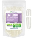 XPRS Nutra Størrelse 1 Tomme kapsler - 100 Count Clear Enteric Coated Tomme Gelatine Kapsler - Forsinkede Udgivelsespiller - Du Capsule Filling - Pure Bovin Tomme Enteric Gel Caps