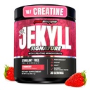 PROSUPPS Dr. Jekyll Signature Pre Workout Powder with Creatin - Stim- Free Preworkout Understøtter Muscle Volume & Endurance - Coffein- Free Gym & Fitness Kosttilskud (Jordbær, 30 Servering)