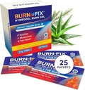 BurnFix® Hydrogel Burn Gel Packets – 3.5 g Soothing First Aid Burn Cream for Instant Cooling Relief on Minor Burns, Sunburns & Scalds │ Ideal Emergency Kit Essential (Pack of 25)