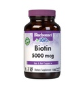 Bluebonnet Nutrition Biotin 5000 mcg, Hår & Nail Support *, Non- GMO, Vegan, Kosher Certified, Gluten- Free, Soy- Free, Dairy- Free, 120 Vegetabilske kapsler, 120 Servere