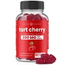 NutraChamps Tart Cherry Gummies - 3000mg Tart Cherry Extract med Sellery Seed - Uric Acid Cleanse Supplement - Antioxidant, Joint Comfort, Fleksibilitet, immunforsvar, søvn - 60 Vegansk Gummies